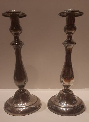 Silber leuchter paar 26cm - #silber-leuchter,