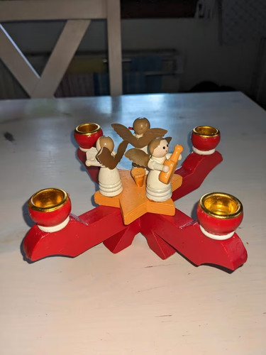 Holz adventsleuchter mit - adventsleuchter,