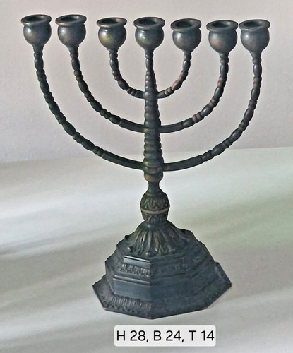 Vintage menora 7 armiger - menora, 7-armiger