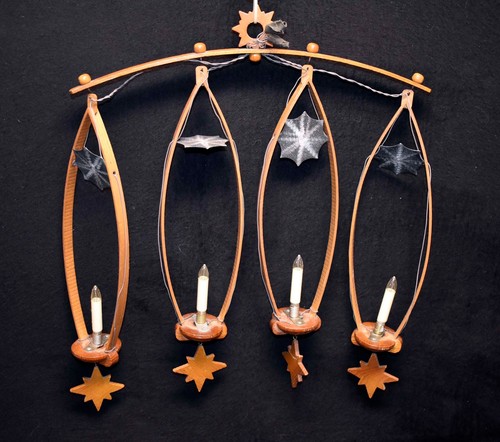 Drehleuchte holz lichterspiel - ,