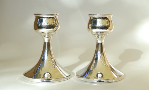 Paar kerzenleuchter 925 - *,