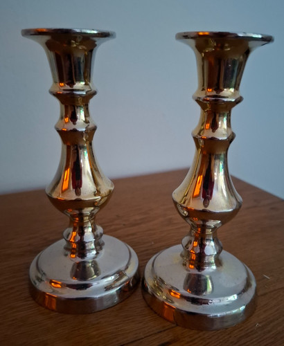 Paar kleine kerzenleuchter - paar, kerzenleuchter,