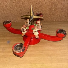 Adventsleuchter Vintage rot